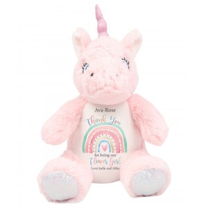 Cadeau de remerciement de fille de fleur, Cadeau de fille de fleur, Licorne fille de fleur, Cadeau de peluche, Cadeau de demoiselle d’honneur, Doudle de licorne, Cadeaux pour filles Royaume-Uni