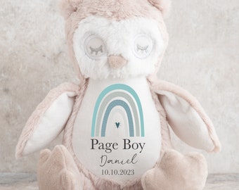 Page boy thank you gift, Page boy gifts, Soft toy gift for little boy, Ring bearer gift, Thank you wedding gifts, Boys gifts UK, Usher gift