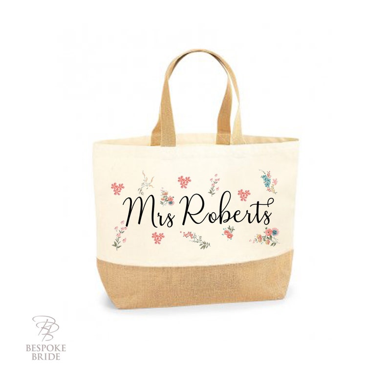 Teacher Tote Bag Personalised Teacher Tote Bag Gift 