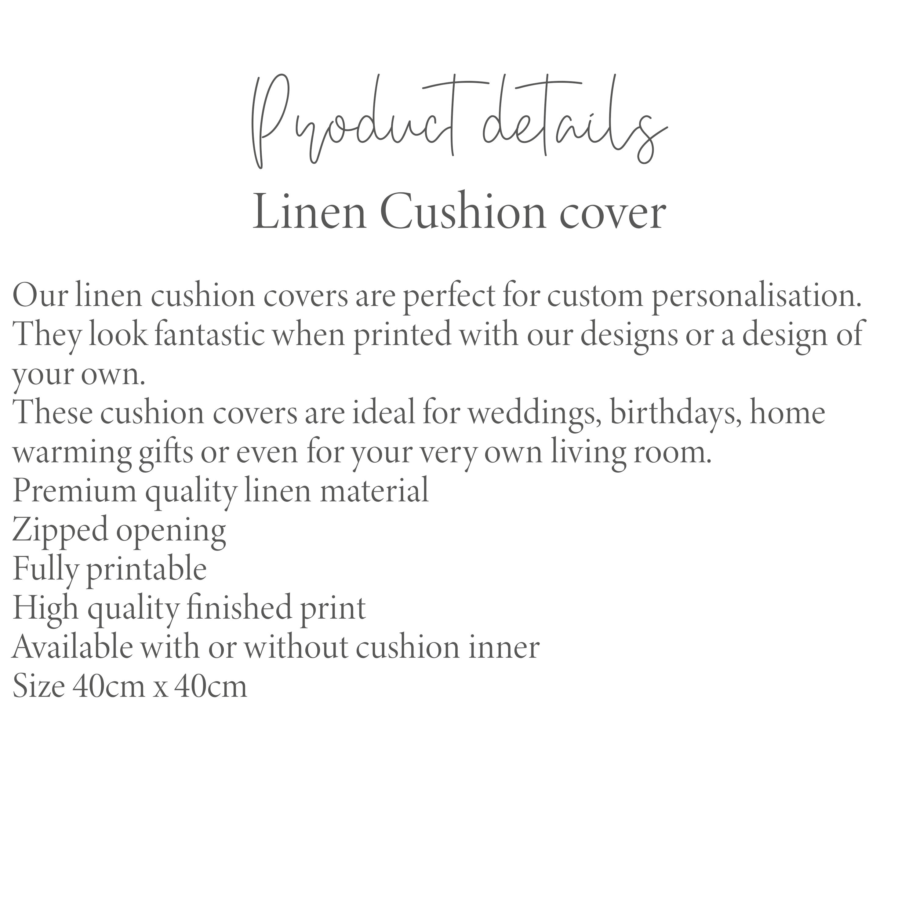 Husband and Wife Pillow Wedding Gift for Couple Personalised Etsy UK