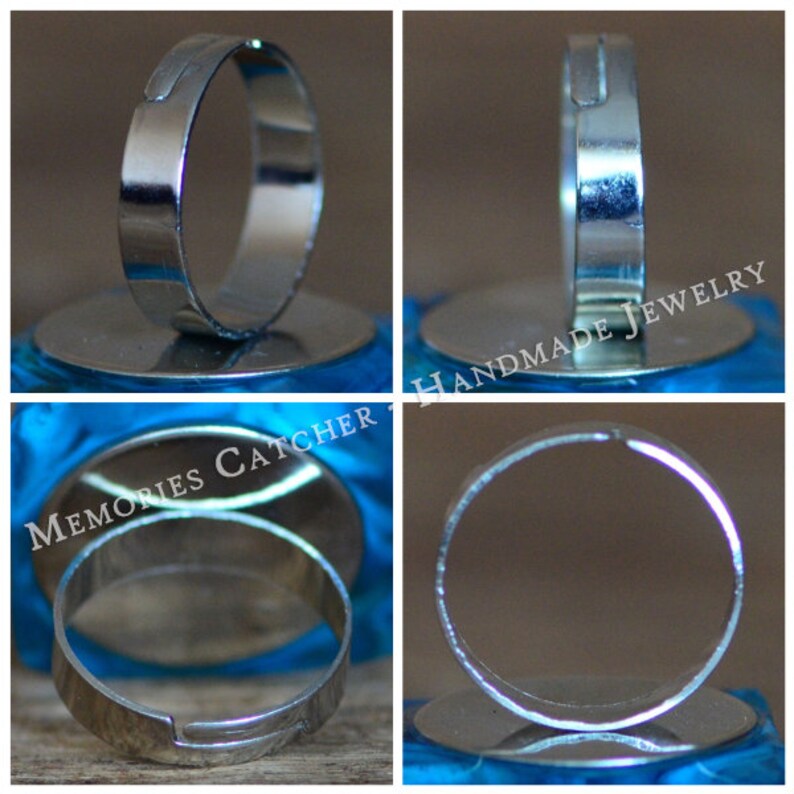 blue ring Mystic volcano ring resin jewelry resin rings ring for women unique ring handmade jewelry gift for her gift for mom