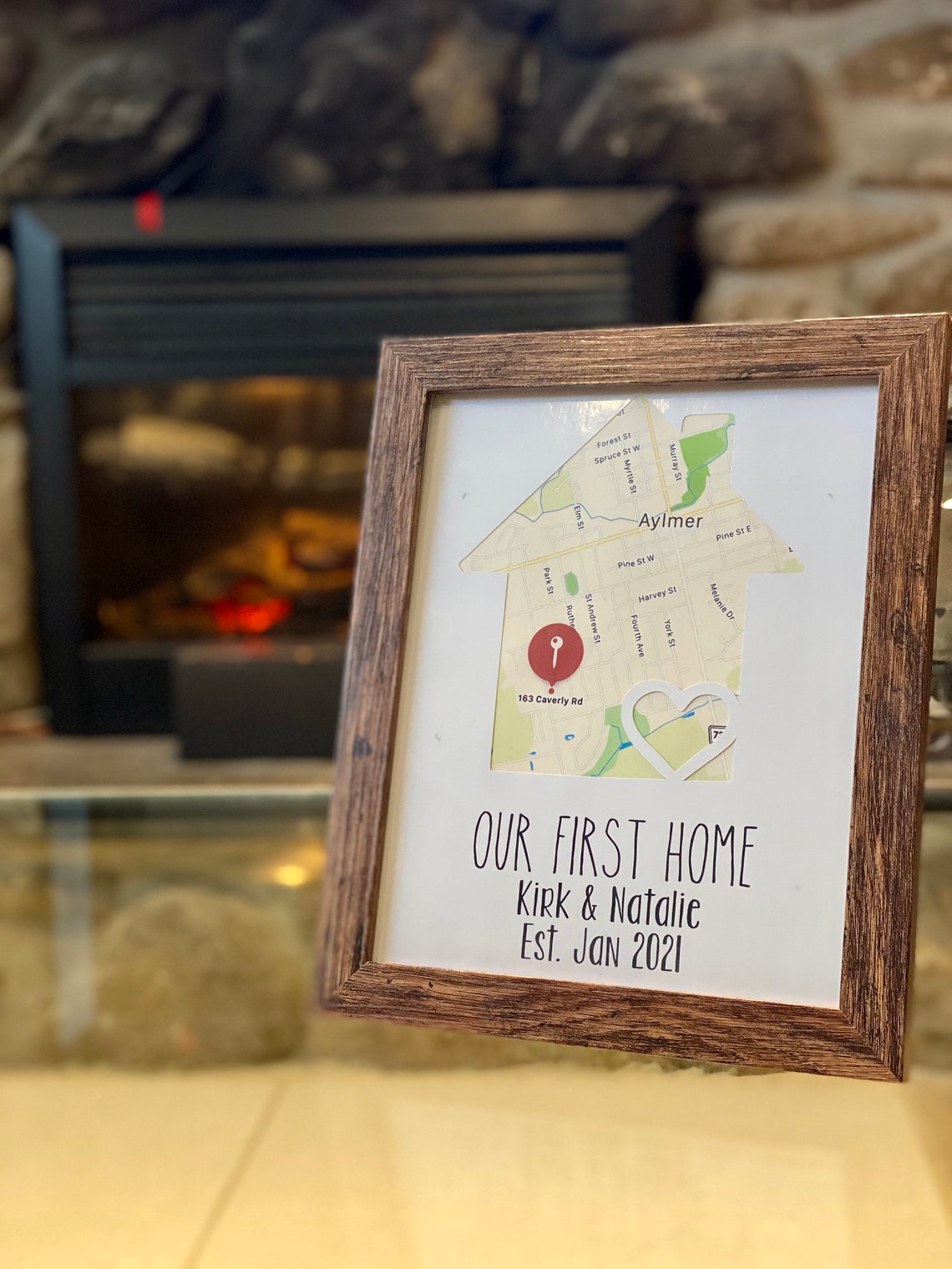 Housewarming Gift First Home Gift Our First Home Home Etsy Canada