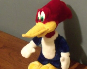 vintage woody woodpecker stuffed animal