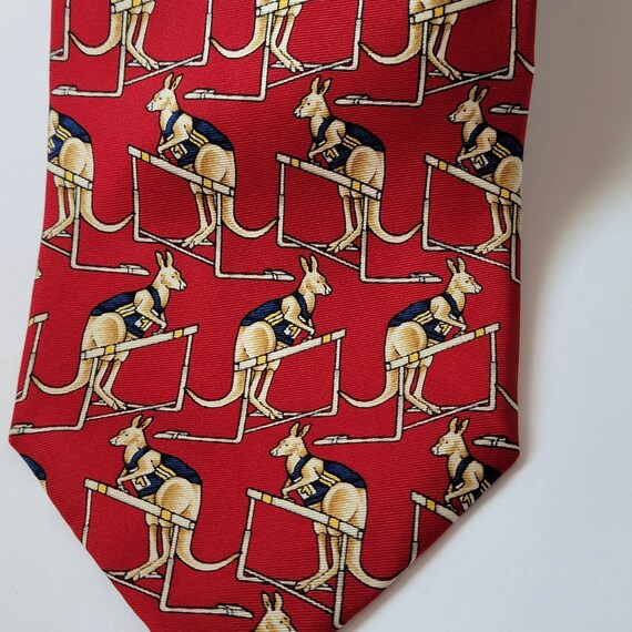 Vintage Jumping Kangaroo Necktie, Vintage Brooks … - image 2