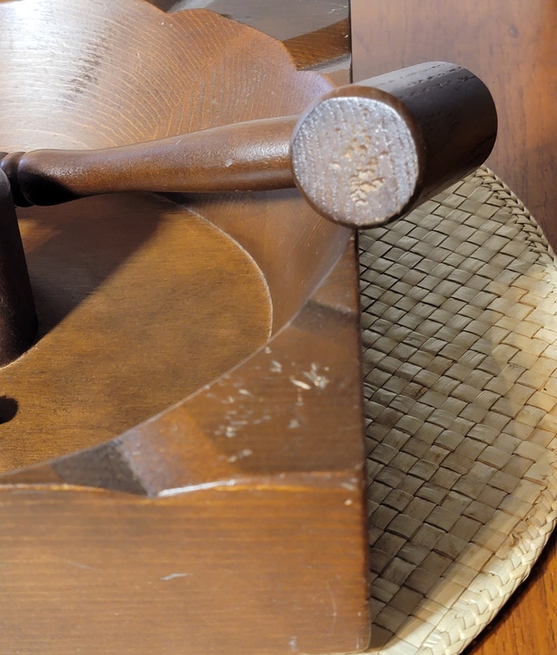 1960s Solid Wood Nut Bowl With Hammer and Tools Rustic Nut Etsy