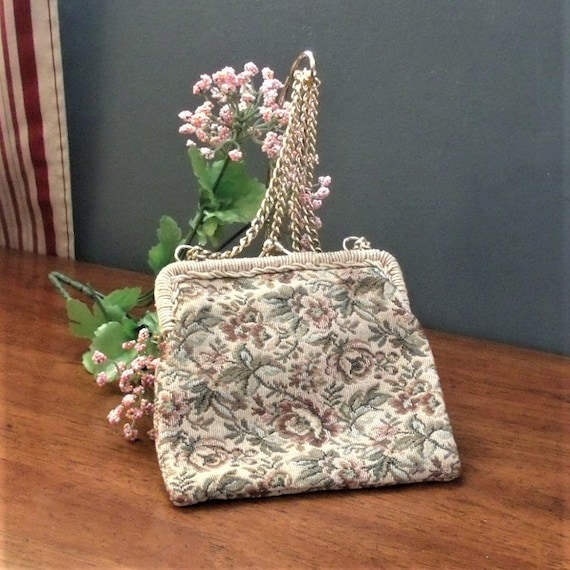 1960's Craig Scot Purse, Craig Scot Tapestry Purse