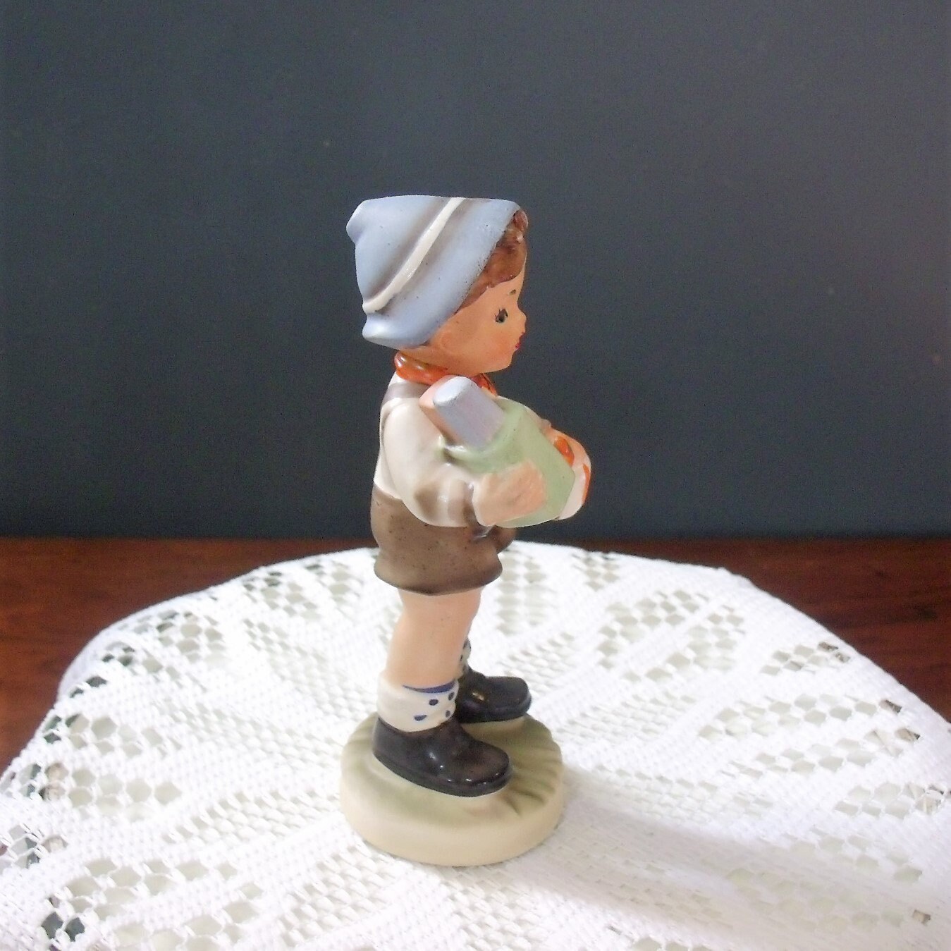 1964 Little Boy Figurine, Inarco E-1833 Boy With Gifts