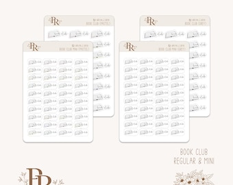 Book Club | Planner Stickers | Bujo Stickers