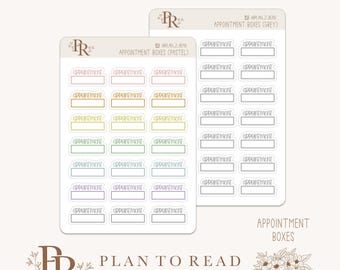 Appointment | Planner Stickers | Bujo Stickers