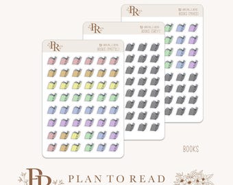 Books | Planner Stickers | Bujo Stickers