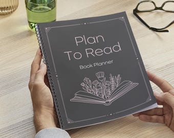 Plan To Read Undated Planner *DOWNLOAD-PRINT & BIND* | Book Planner | Reading Journal