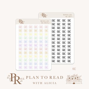 Autocollants Arc | Sticker pour agenda | Stickers bujo