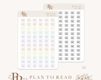 Arc Stickers | Planner Sticker | Bujo Stickers