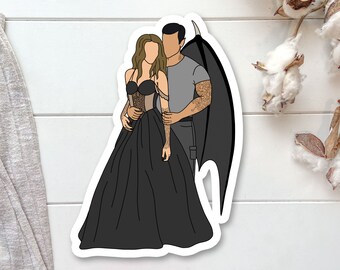 Pareja Fae / Pegatina de vinilo