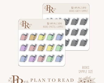Books *Sample* | Planner Sticker | Bujo Stickers