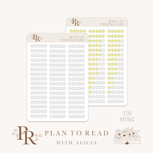 Nombre d'étoiles | Stickers pour agenda | Stickers bujo