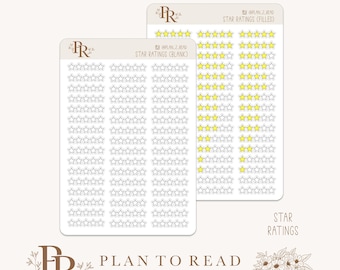 Star Ratings | Planner Stickers | Bujo Stickers