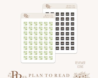 Reviewer Icons | Planner Stickers | Bujo Stickers