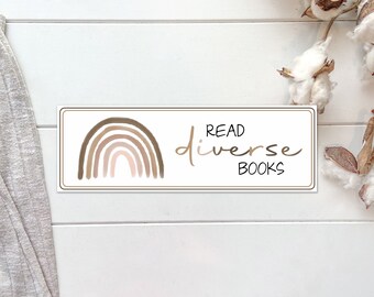 Leer libros diversos/marcador