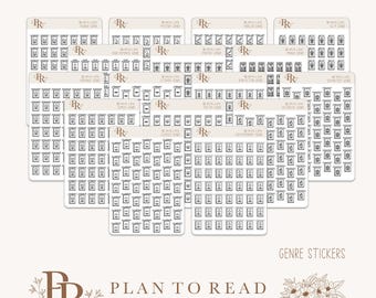 Genre Stickers | Planner Stickers | Bujo Stickers