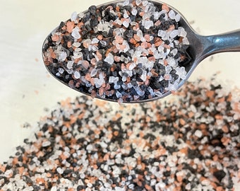 Gothic Sea Salt Blend, Red/Black/White Gourmet Salt Blend, Sea Salt, Colorful Salt, Vampire Salt, Halloween Salt