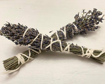 Lavender Bundles, Lavender Smudge Sticks, Lavender Incense, Lavender Fire Log, Lavender Wands, Organic Herbal Incense