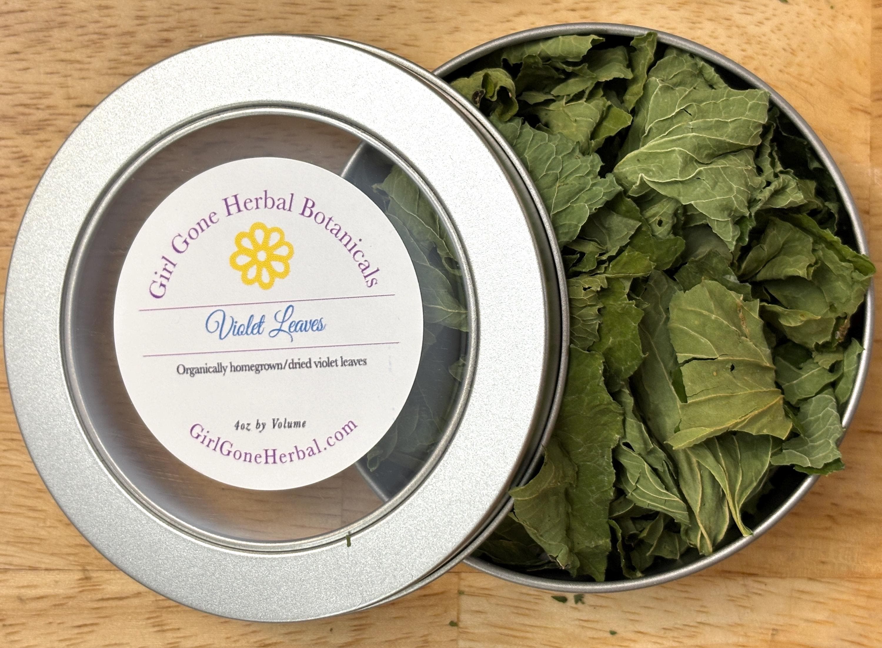 Violet Leaf Herb, Organic Violet Leaf Tea, Viola Sororia Leaf, Violet ...
