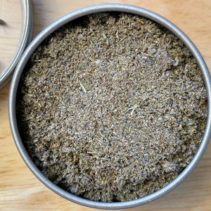Lavendelblüten Pulver, Lavendel Räucherstäbchen, gemahlener Bio Lavendel für DIY Kräuter Basteln, Tinkturen, Seifen, Badebomben, Kosmetik