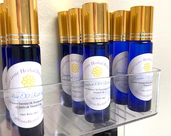 Perfume de aceites esenciales, perfume de aromaterapia en roll-on, bola de aceite perfumado de 10 ml, regalo perfumado para ella, ideal para viajar.