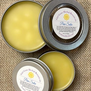 Schmerzsalbe Bienenwachsbalsam Dose, handgemachter ganz natürlicher Balsam, Hausapotheker, Arnikabalsam, Johanniskraut, weiße Weidenrinde