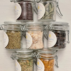 Gourmet Cooking Herbs & Spices, Organic Culinary Herbs, Premium Kitchen Herbs for Grilling/Cooking/Roasting, Haute Cuisine, Spice Jars