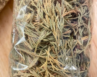 Cedar Leaves Bulk Herb, Dried Cedar Tips, Loose Herbal Incense, Cedar Herbal Potpourri, Organic Cedar Leaf Fragrance, Cedar Smudge Incense