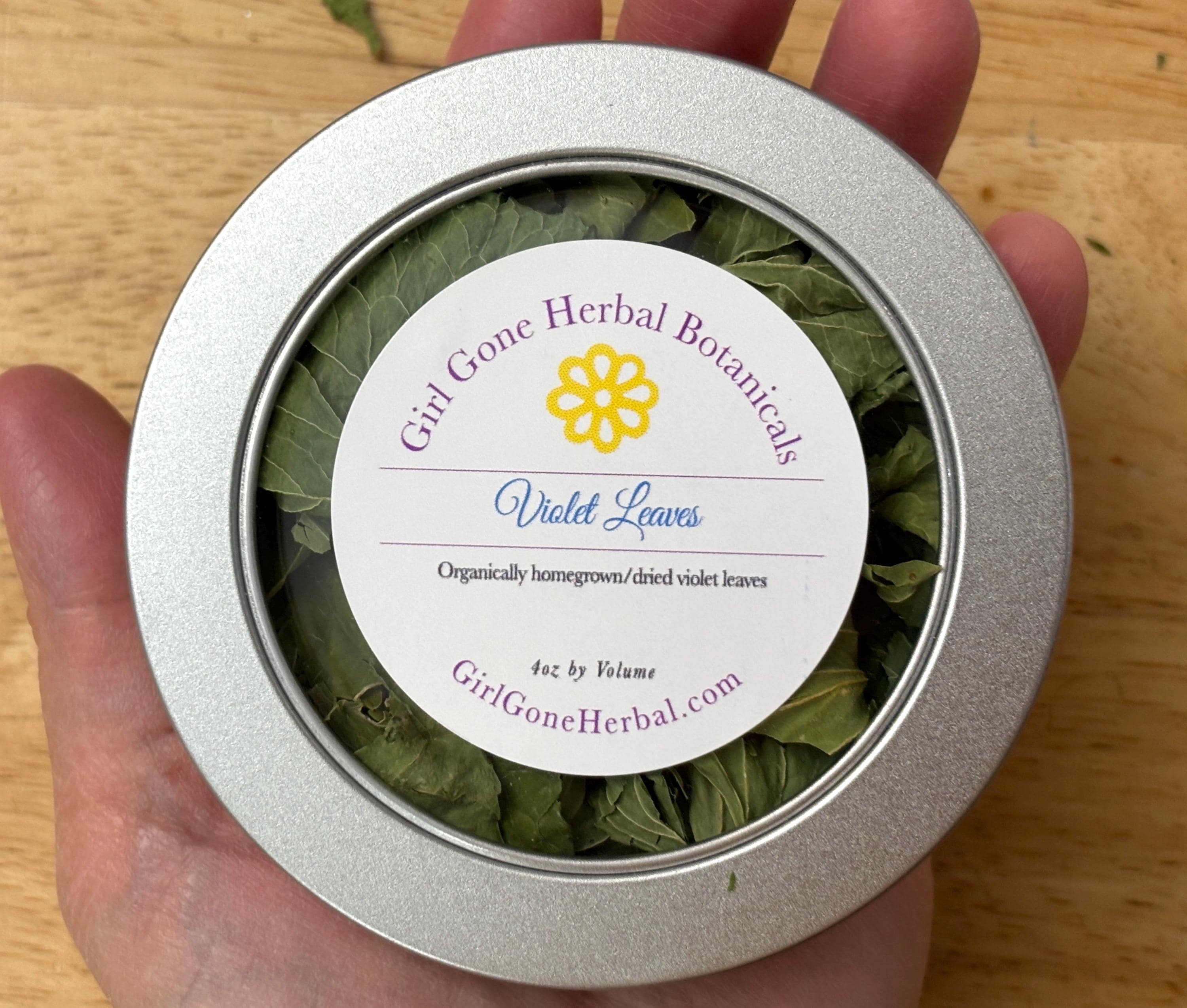 Violet Leaf Herb, Organic Violet Leaf Tea, Viola Sororia Leaf, Violet ...