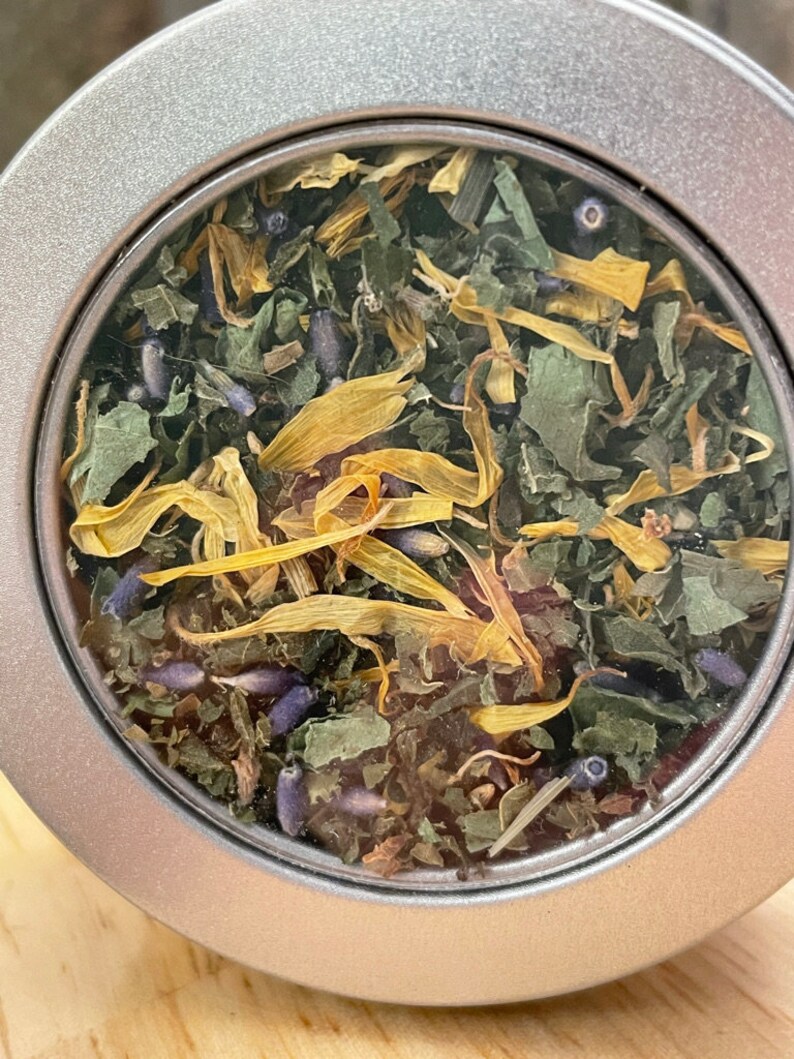 Organic Herbal Tea Tins Loose Herbal Tea Herbal Infusions Etsy