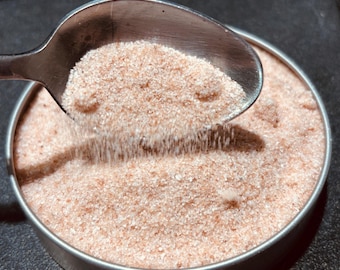 Pink Himalayan Fine Sea Salt, Gourmet Salt for Cooking, Baking, Desserts, Drinks,  Chocolate, Garnish, and Personal Care