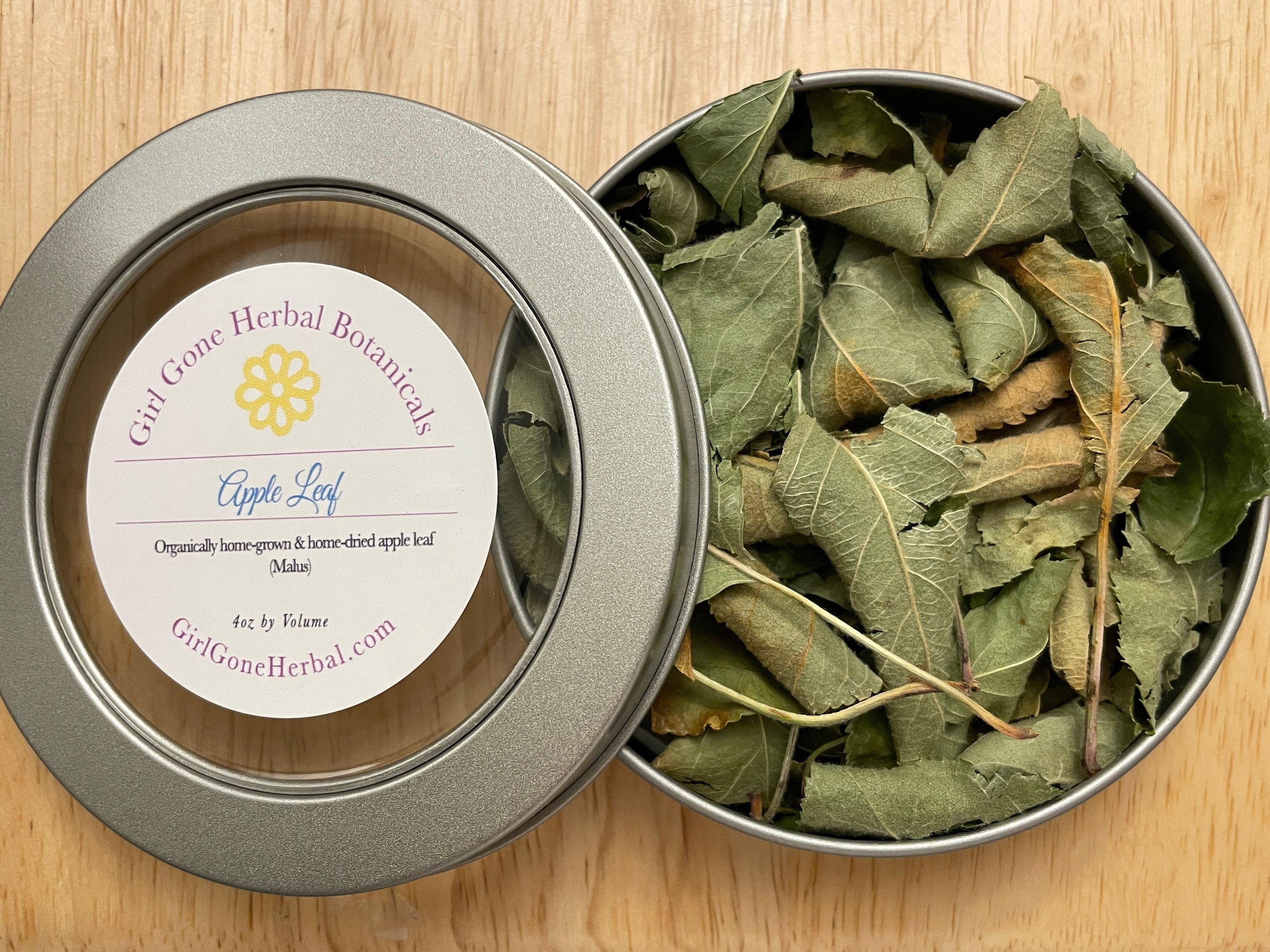 Dried Apple Leaves Homegrown Natural Herbal Incense Ritual Etsy