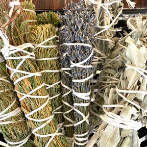Organic Herbal Incense Bundles, Herbal Smudge Sticks, Herbal Incense, Herbal Fire Logs, Herbal Wands