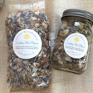 Something Blue Herbal Potpourri, Buckeye/Cornflower/Hops/Mint/Mugwort/Calendula All-Natural Home Fragrance, Herbal Fragrance, Herbal Home