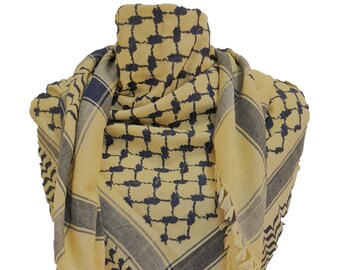 Authentic Shemagh Head Arab Scarf Neck Wrap Army Face Cover unisex