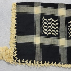 Unisex Black Shemagh Head Scarf Neck Wrap  polycotton Army Face Cover Tactical Wear