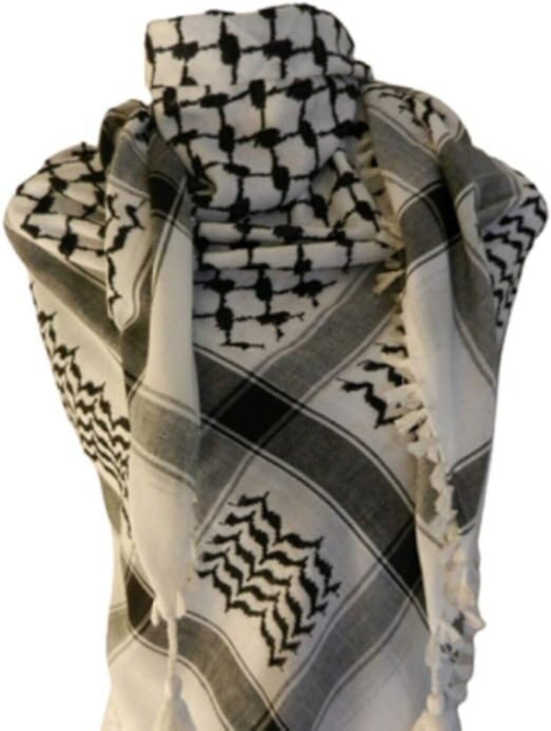 thumbnail image 2 of Palestine Scarf Keffiyeh Printed Chiffon Modest Palestinian Keffiyeh Scarf Wholesale Muslim Lady 2 of 12