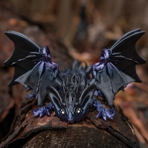 New Bat Nightwing Dragon 3D Printed Articulating  (Made to order) dragon articulated sensory toy