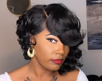 cute wigs for black ladies