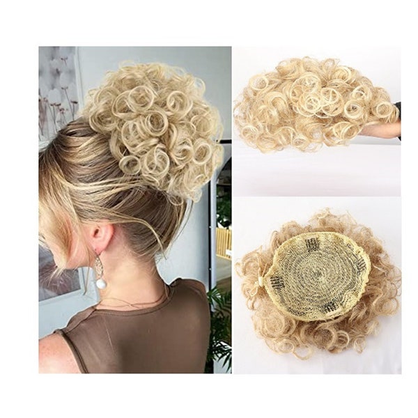 Kinky Gray Hair Clip In Etsy