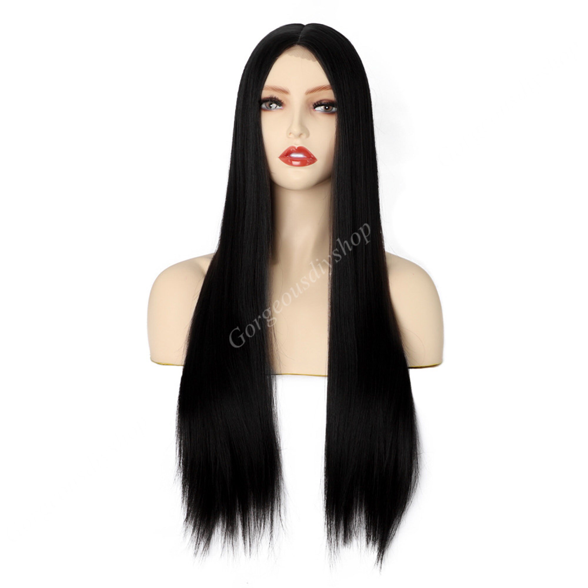 Long Straight Hair Wigs 28inches Black Wig for Women Heat Etsy