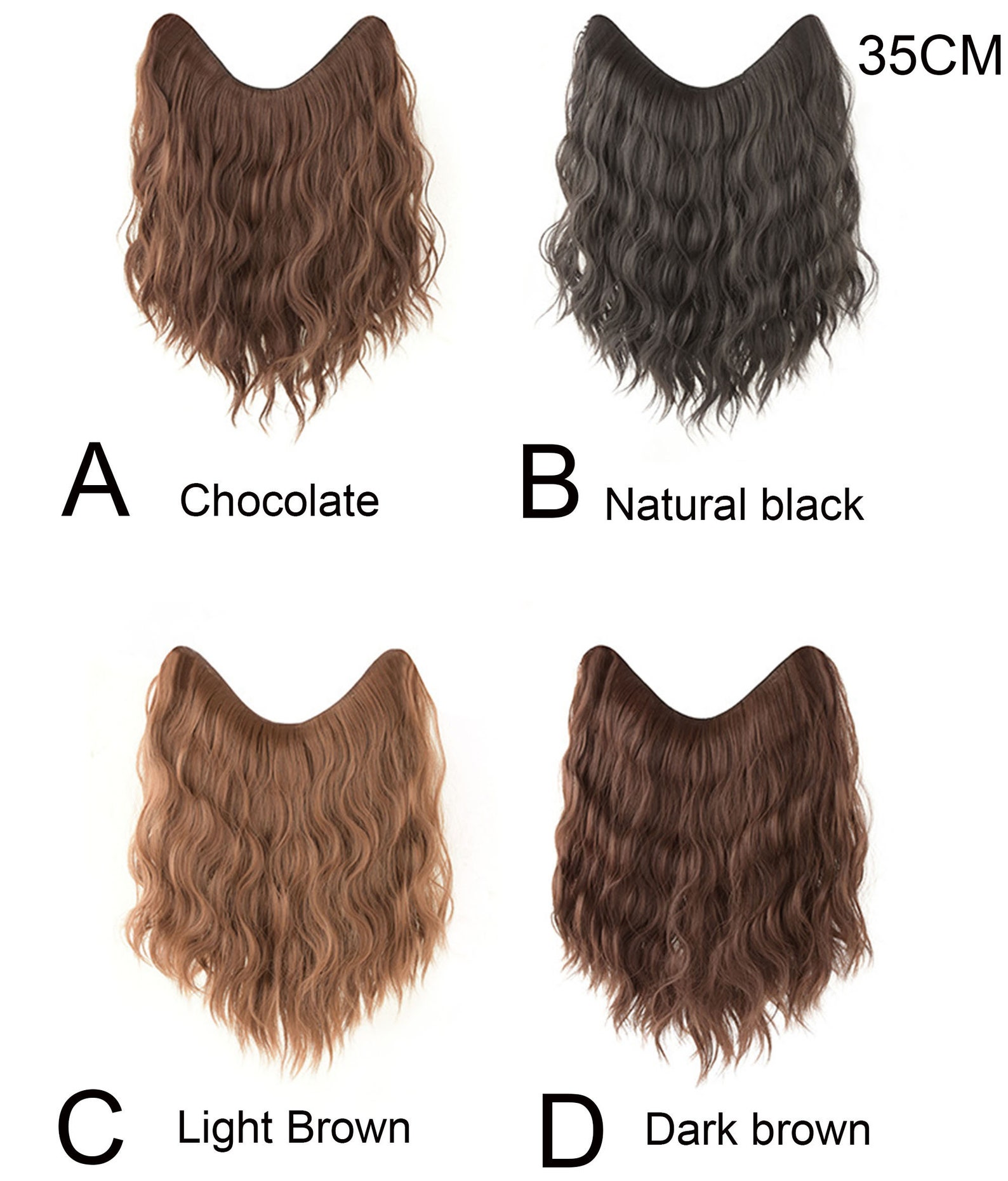 Brown Corn Perm Long Curly Haircurly Hair Wavy Wig Curly Etsy