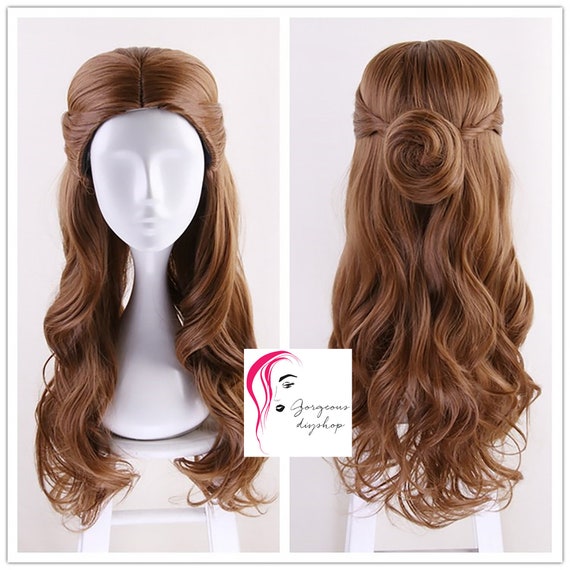 Disney S Beauty And The Beast Princess Belle Brown Long Etsy