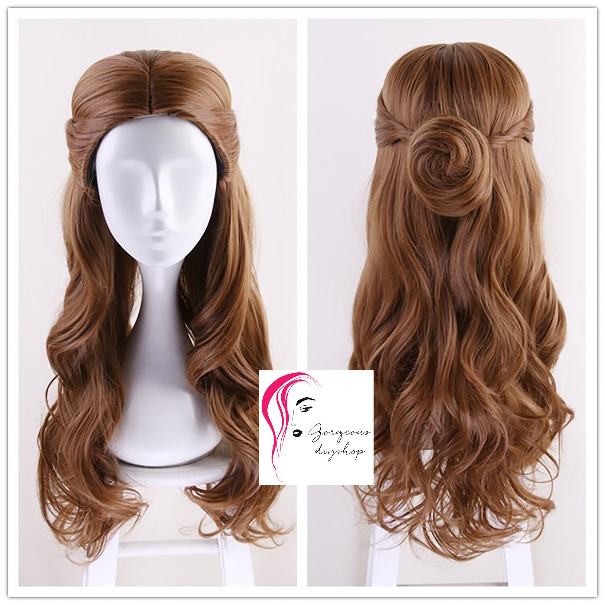Disney S Beauty And The Beast Princess Belle Brown Long Etsy Singapore