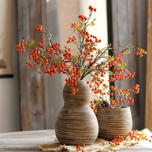 27.6&quot;  Berry Branch  Artificial Faux Plants Home Decor Plant in 5 Colors For Bouquet