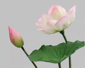 Details about   Lotus Flower Clay Artificial Thai Handmade Plant Fake Arrangement in Offering